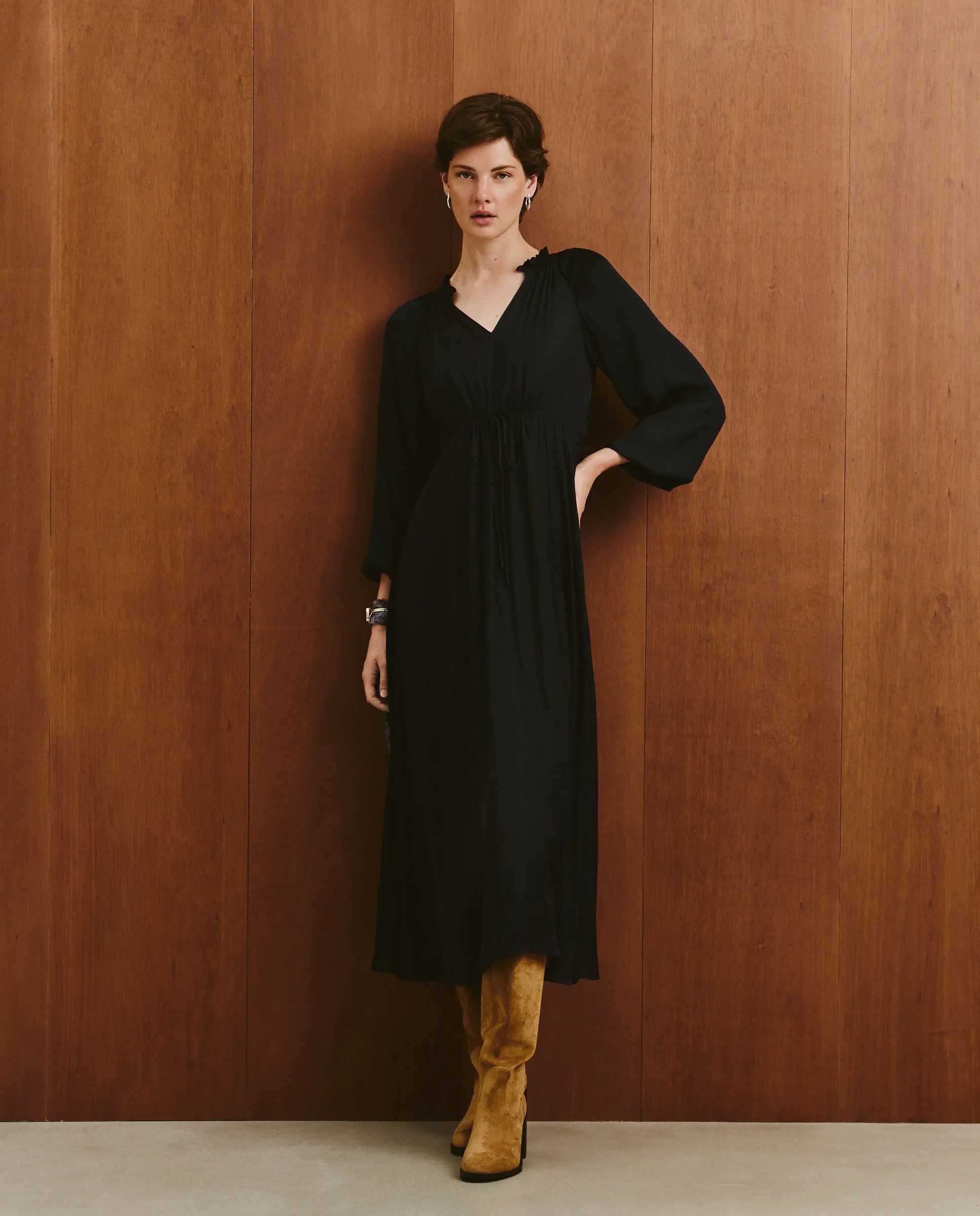 Женское платье с длинными рукавами Southern Cotton, темно-серый
Женское платье с длинными рукавами Southern Cotton, темно-серый