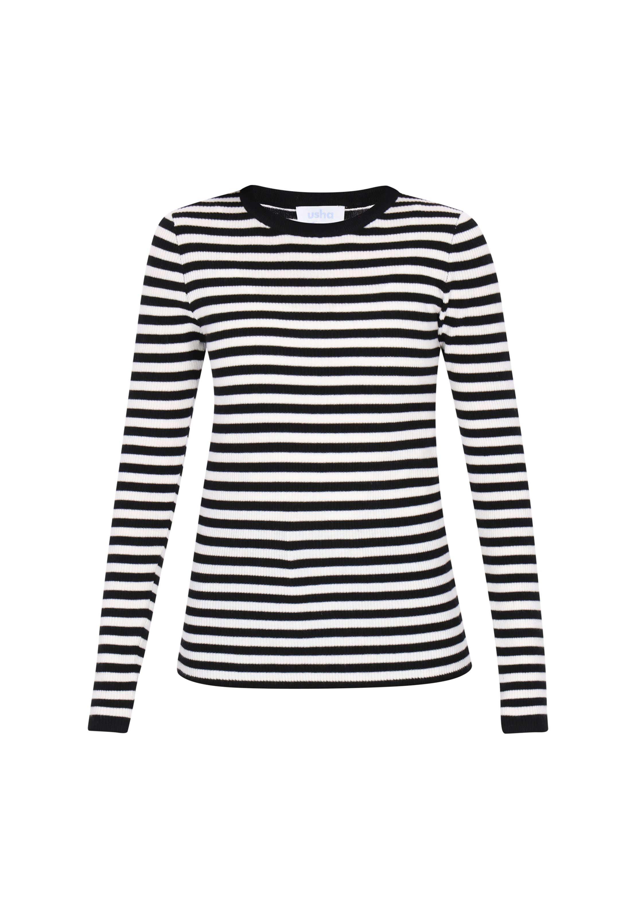 Usha BLUE LABEL Свитер в черном и бежевом цвете
Usha BLUE LABEL Свитер в черном и бежевом цвете