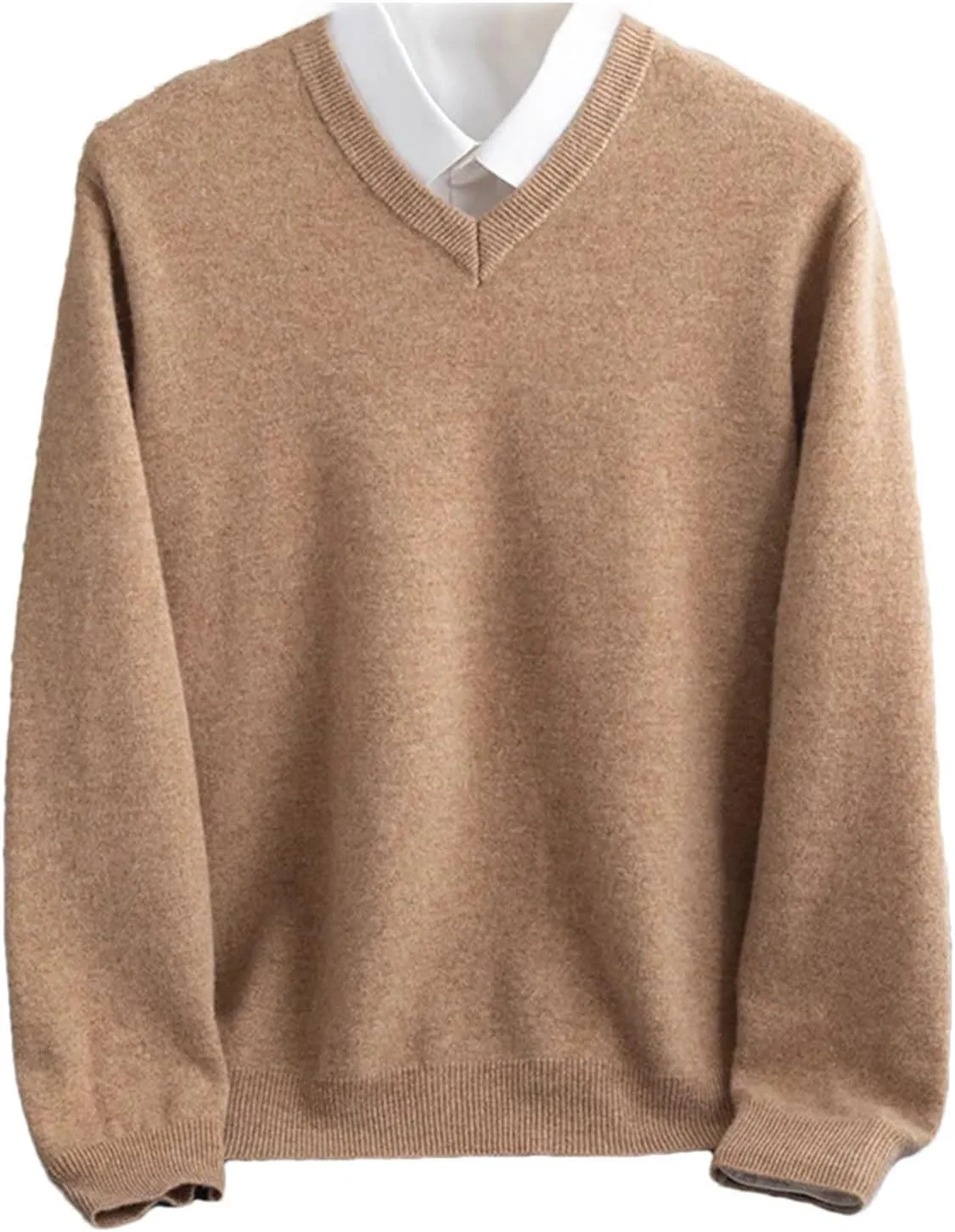 Мужской свитер из 100% мериносовой шерсти с V-образным вырезом Kelsiop
Мужской свитер из 100% мериносовой шерсти с V-образным вырезом Kelsiop