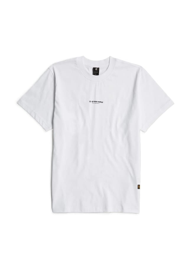 Хлопковая футболка G-Star Raw, белый 
Хлопковая футболка G-Star Raw, белый