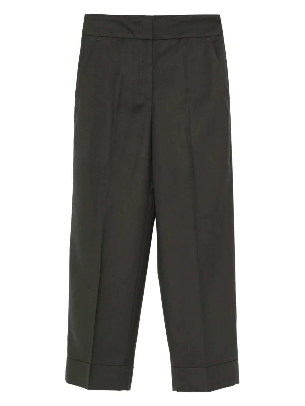 Шерстяные брюки с манжетами Peserico, серый
Шерстяные брюки с манжетами Peserico, серый