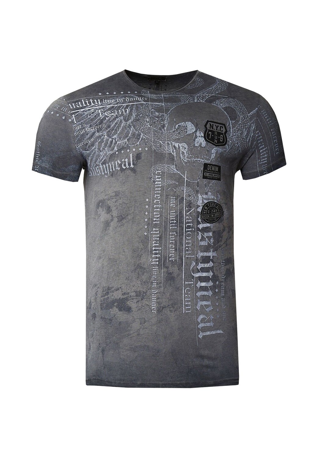 Футболка с классным принтом по всей поверхности RUSTY NEAL, антрацит
Футболка с классным принтом по всей поверхности RUSTY NEAL, антрацит