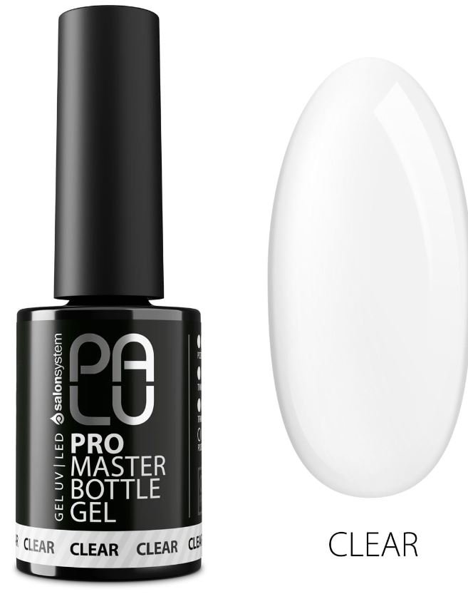 PALU, Бутылочный гель для ногтей, PRO MASTER Бутылочный гель - Прозрачный, 11 г
PALU, Бутылочный гель для ногтей, PRO MASTER Бутылочный гель - Прозрачный, 11 г