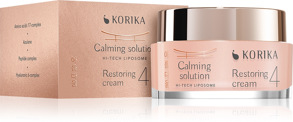 Высокотехнологичный липосомальный успокаивающий раствор, восстанавливающий крем, питательный успокаивающий крем Korika, 50 мл
Высокотехнологичный липосомальный успокаивающий раствор, восстанавливающий крем, питательный успокаивающий крем Korika, 50 мл