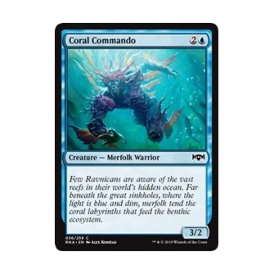 CCG Коралловый коммандос (К), MTG - Ravnica Allegiance
CCG Коралловый коммандос (К), MTG - Ravnica Allegiance