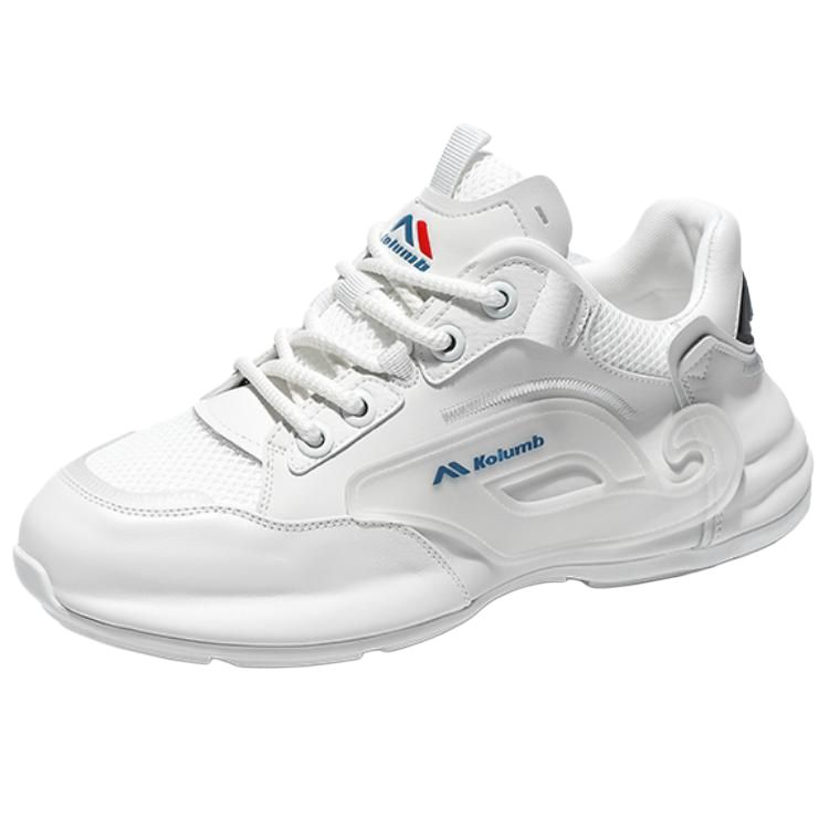 Kolumb Мягкие, нескользящие, дышащие, низкие повседневные туфли, белые, мужские
Kolumb Мягкие, нескользящие, дышащие, низкие повседневные туфли, белые, мужские