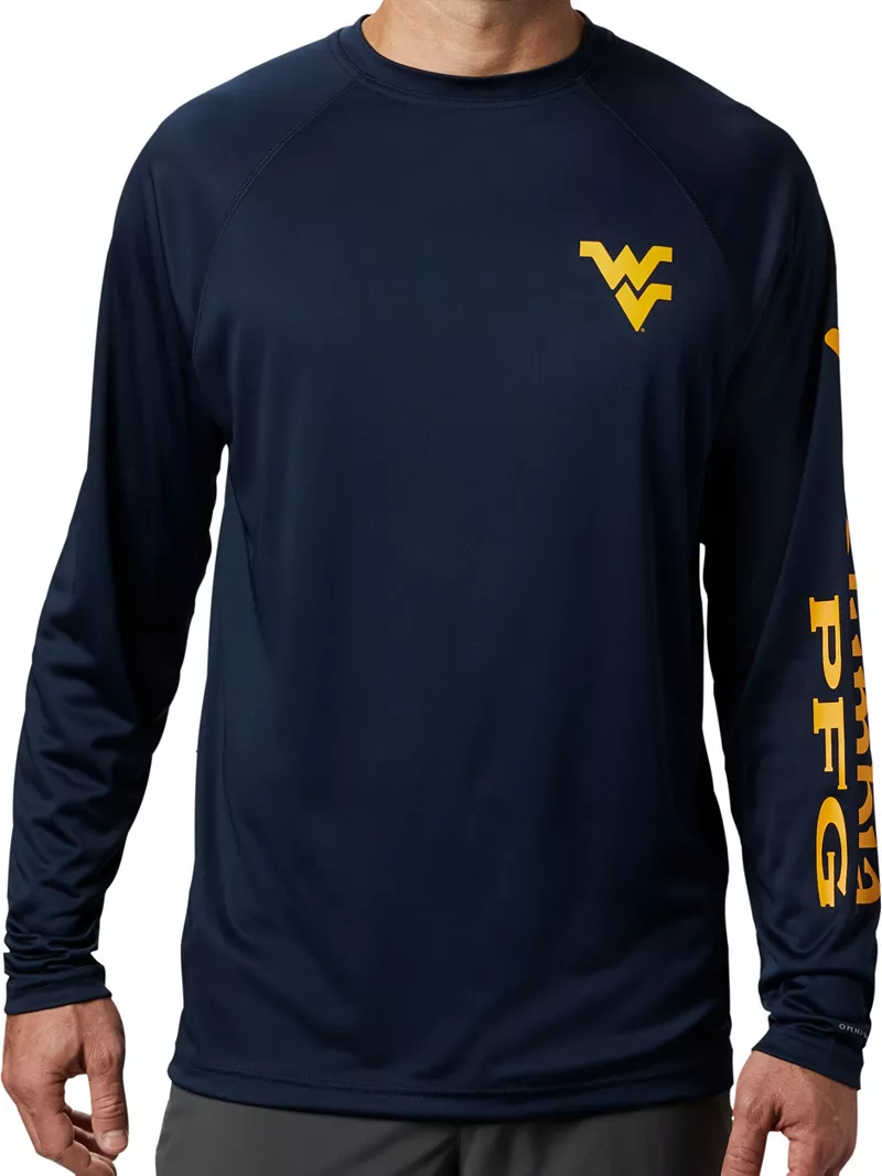 Мужская синяя футболка с длинными рукавами Columbia Mountaineers West Virginia Terminal Tackle
Мужская синяя футболка с длинными рукавами Columbia Mountaineers West Virginia Terminal Tackle