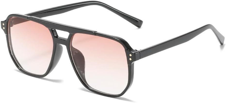 Ретро-солнцезащитные очки с двойной перемычкой для женщин, модные сине-оранжевые градиентные оттенки, защита от ультрафиолета UV400 для мужчин TKKTLLT, Black Red Gradient
Ретро-солнцезащитные очки с двойной перемычкой для женщин, модные сине-оранжевые градиентные оттенки, защита от ультрафиолета UV400 для мужчин TKKTLLT, Black Red Gradient