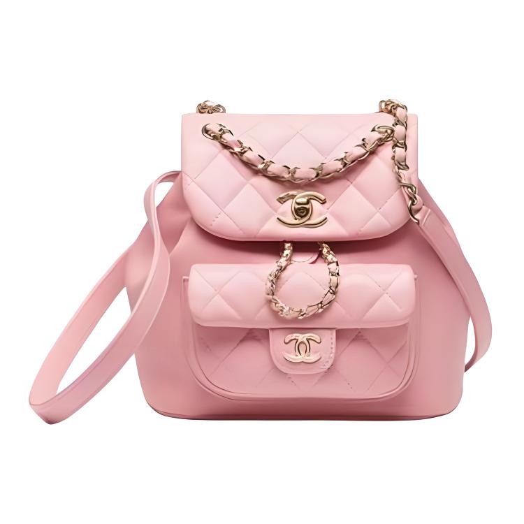 CHANEL Розовый женский рюкзак из телячьей кожи
CHANEL Розовый женский рюкзак из телячьей кожи