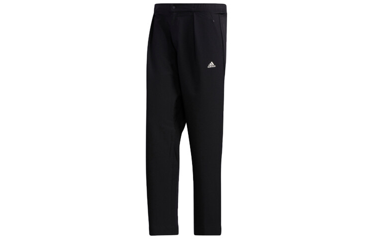 Трикотажные спортивные штаны мужские черные Adidas, черный 
Трикотажные спортивные штаны мужские черные Adidas, черный