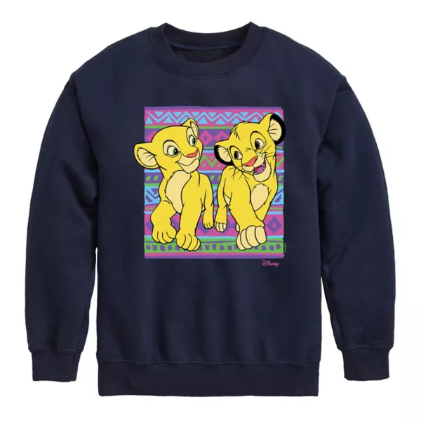 Флисовая толстовка с изображением короля льва Симбы и Налы для мальчиков 8-20 лет Disney, синий
Флисовая толстовка с изображением короля льва Симбы и Налы для мальчиков 8-20 лет Disney, синий