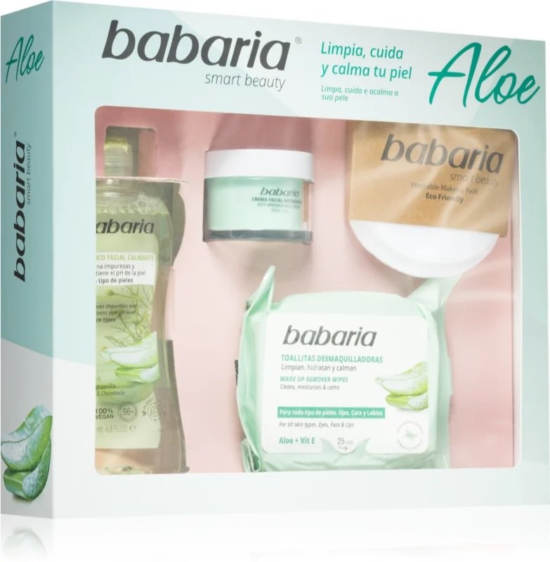 Подарочный набор Babaria Aloe Vera (с алоэ) Inna marka
Подарочный набор Babaria Aloe Vera (с алоэ) Inna marka