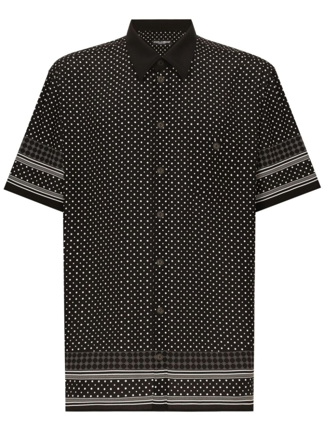 Dolce & Gabbana шелковая рубашка в горох, черный
Dolce & Gabbana шелковая рубашка в горох, черный