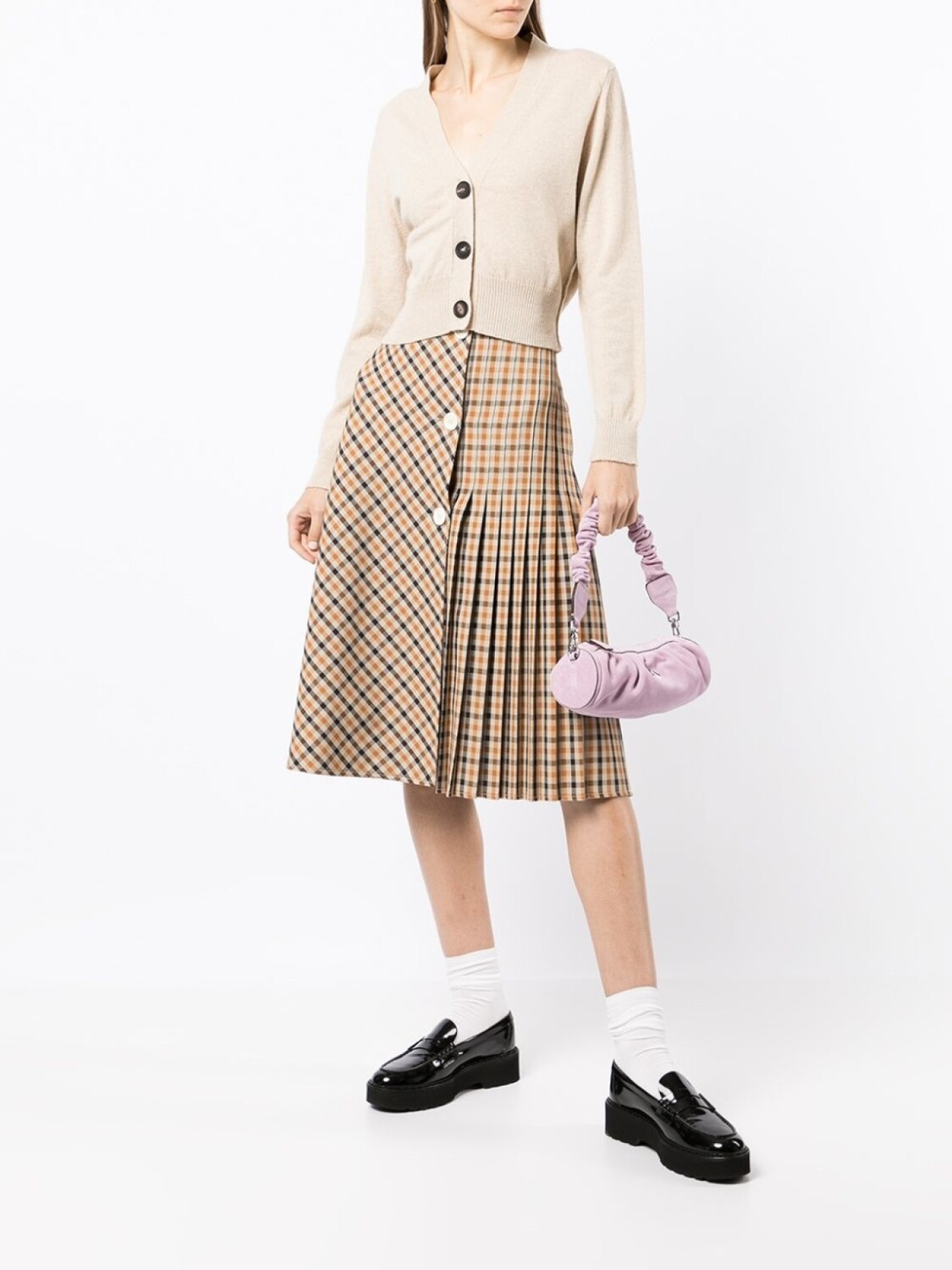 Укороченный кардиган на пуговицах Pringle of Scotland, коричневый
Укороченный кардиган на пуговицах Pringle of Scotland, коричневый