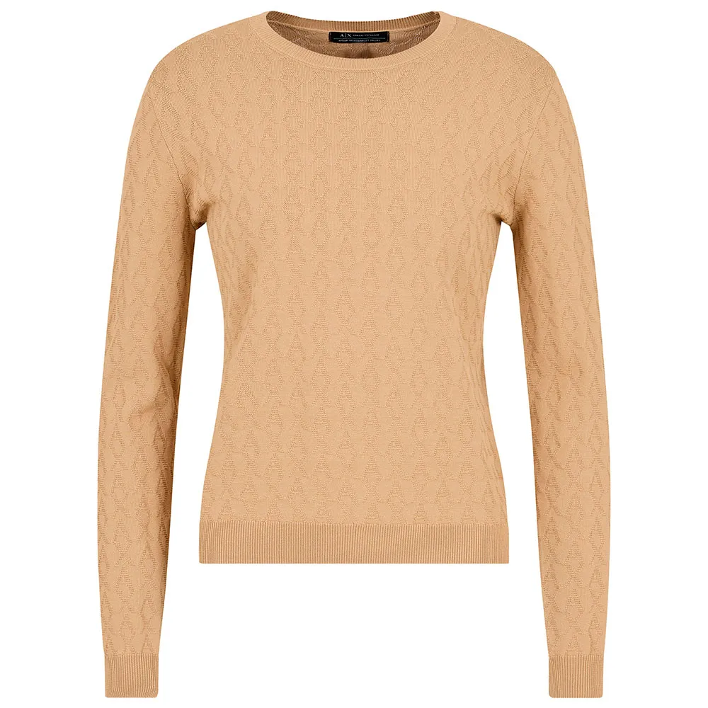 Свитер Armani Exchange XW000910_AF10352, бежевый 
Свитер Armani Exchange XW000910_AF10352, бежевый