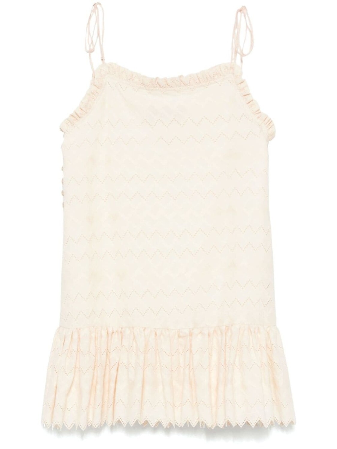 PNK платье мини с узором зигзаг, нейтральный цвет
PNK платье мини с узором зигзаг, нейтральный цвет