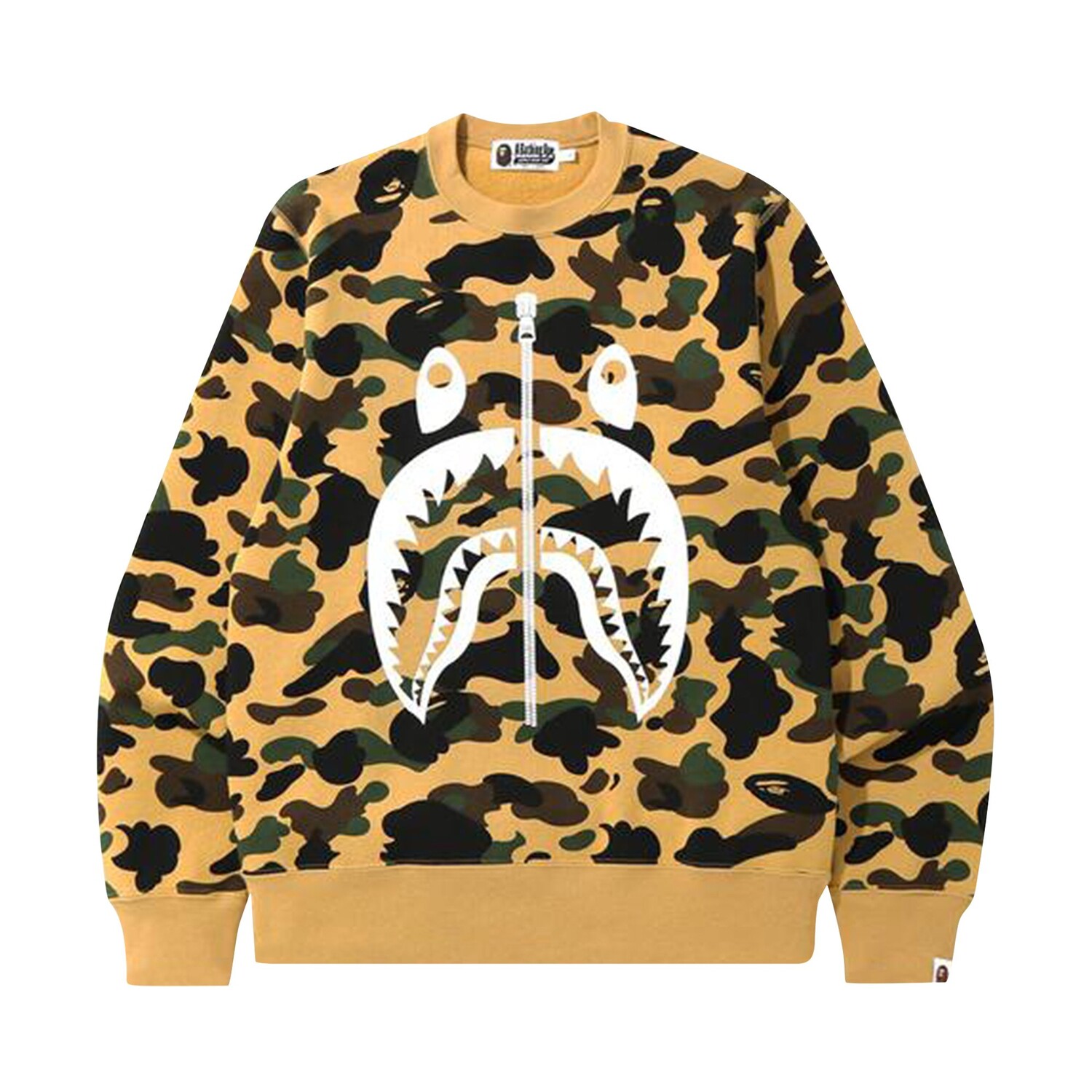 BAPE 1st Camo Shark Crewneck, Желтый
BAPE 1st Camo Shark Crewneck, Желтый