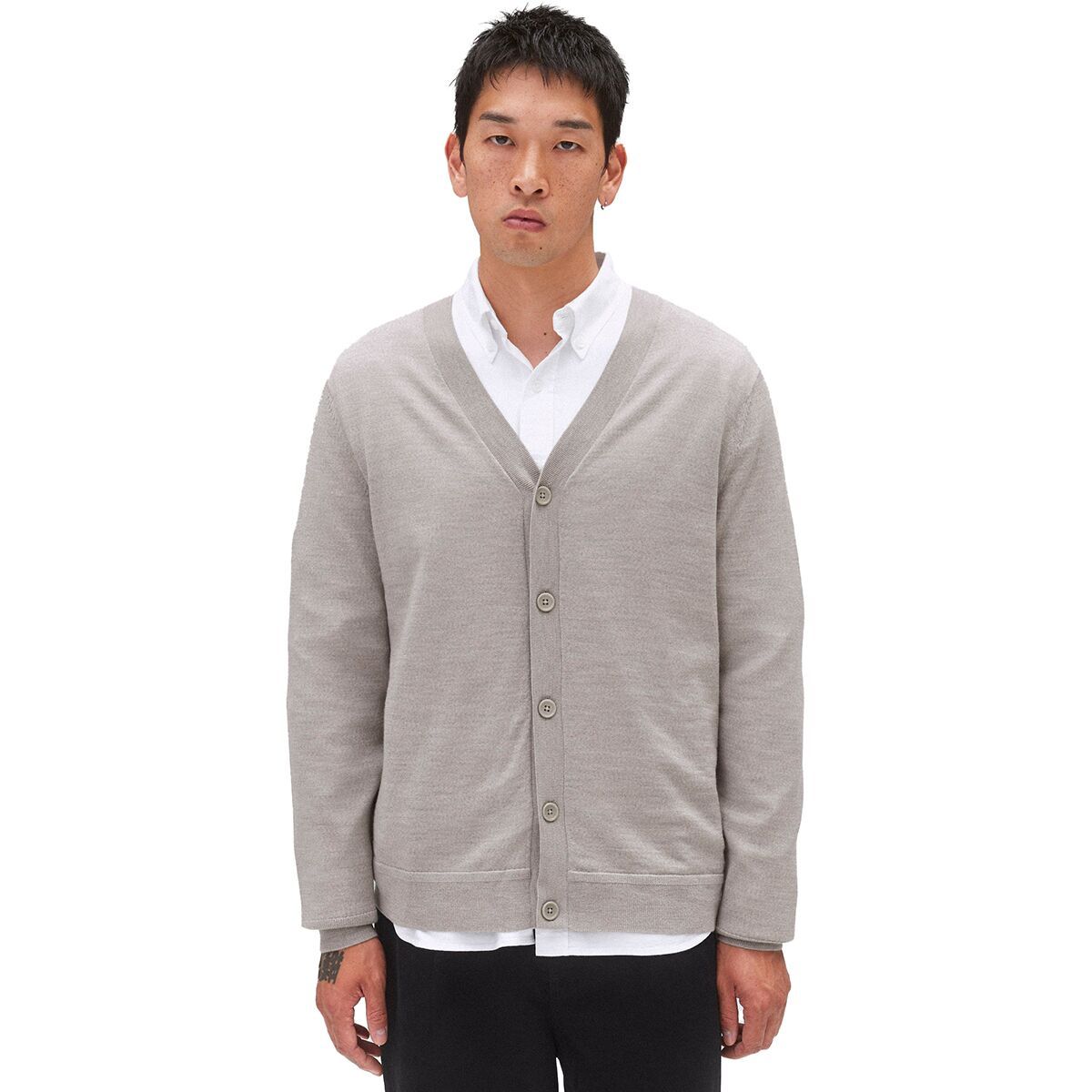 Легкий кардиган из мериносовой шерсти Harry Reigning Champ, голубой
Легкий кардиган из мериносовой шерсти Harry Reigning Champ, голубой