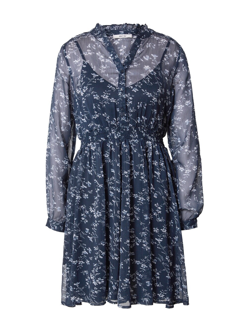 Рубашка-платье ABOUT YOU Linda, темно-синий
Рубашка-платье ABOUT YOU Linda, темно-синий