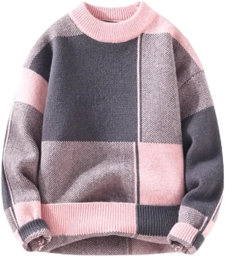 Мужской свитер с V-образным вырезом в клетку
Мужской свитер с V-образным вырезом в клетку