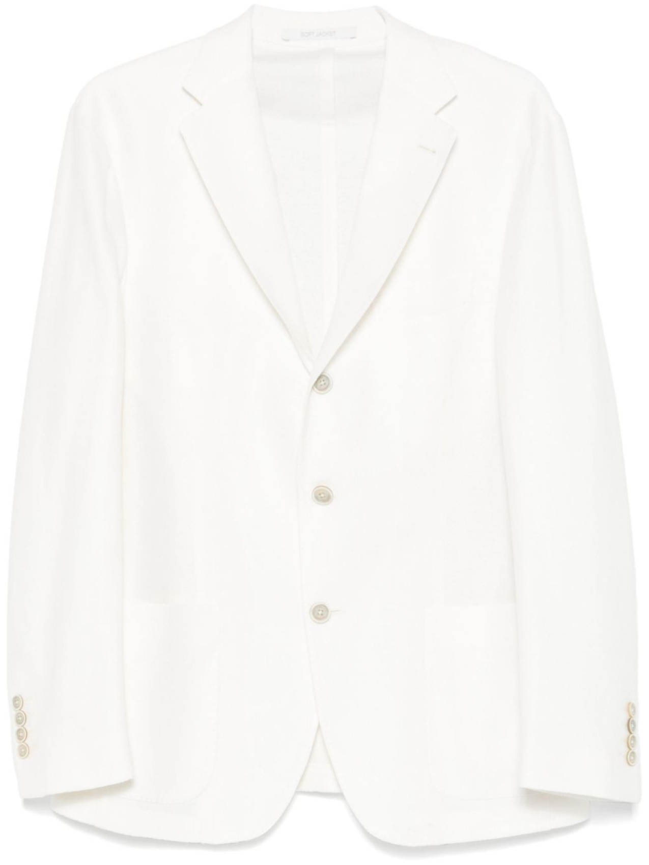 Eleventy однобортный пиджак, белый
Eleventy однобортный пиджак, белый