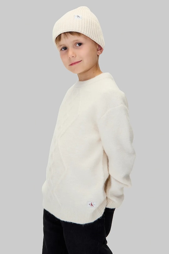 Детская толстовка Calvin Klein Jeans, бежевый
Детская толстовка Calvin Klein Jeans, бежевый