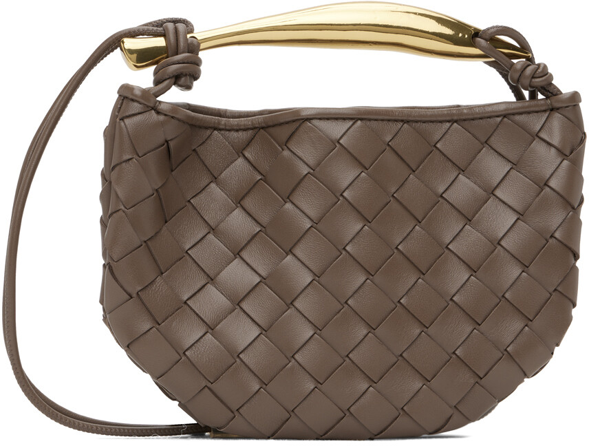 Серо-коричневая мини-сумка сардинами Bottega Veneta, Коричневый, Серо-коричневая мини-сумка сардинами Bottega Veneta
Серо-коричневая мини-сумка сардинами Bottega Veneta, Коричневый, Серо-коричневая мини-сумка сардинами Bottega Veneta