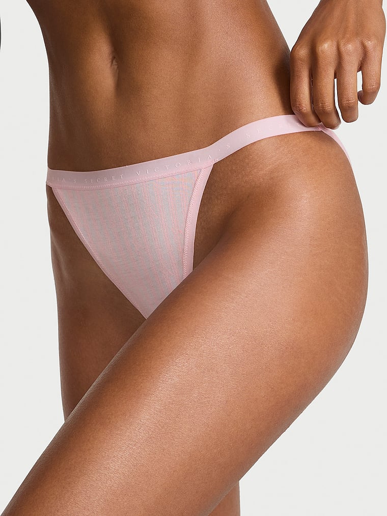 Трусики-Бикини из эластичного хлопка-стринги Victoria'S Secret, smooth pretty blossom stripes
Трусики-Бикини из эластичного хлопка-стринги Victoria'S Secret, smooth pretty blossom stripes