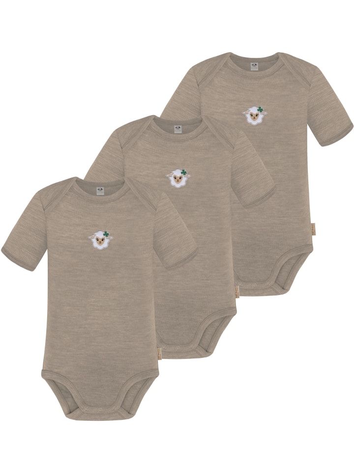 Normani Outdoor Sports Комплект из 3 детских боди с коротким рукавом из мериносовой шерсти, цвет бежевый, Tauranga
Normani Outdoor Sports Комплект из 3 детских боди с коротким рукавом из мериносовой шерсти, цвет бежевый, Tauranga