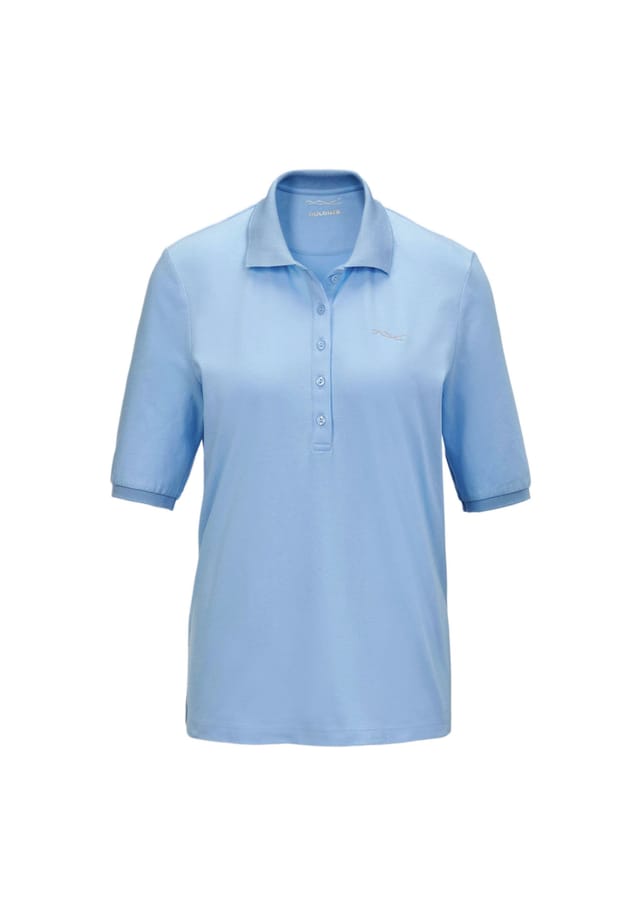 Короткий размер: рубашка поло из высококачественного пике. Goldner, голубой
Короткий размер: рубашка поло из высококачественного пике. Goldner, голубой