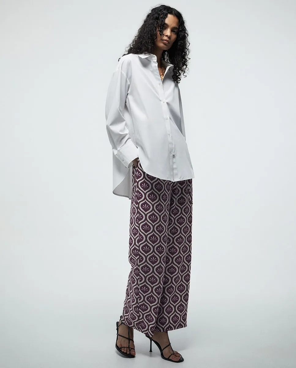 Широкие брюки Sfera, бордовый
Широкие брюки Sfera, бордовый