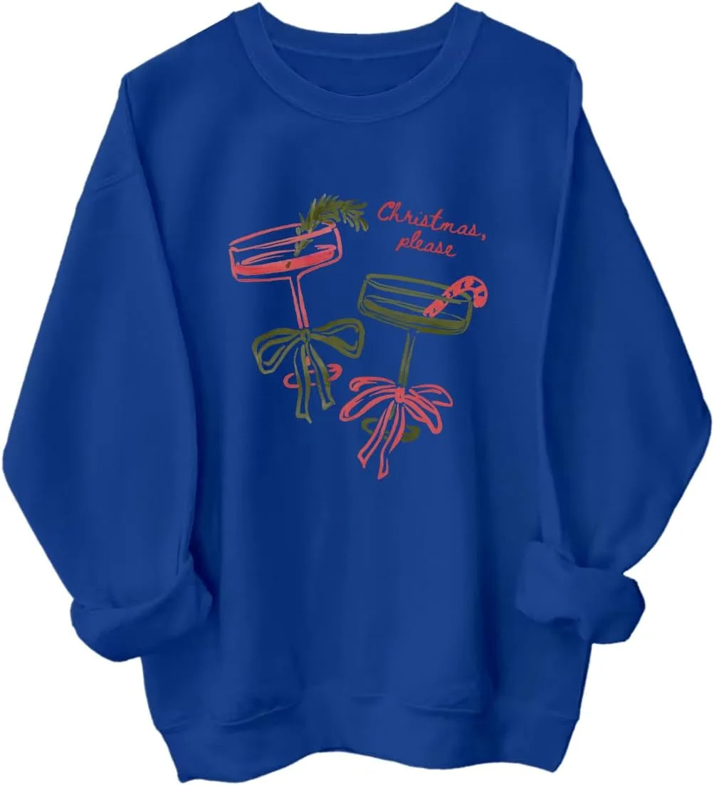 Свитшот с принтом Christmas Please
Свитшот с принтом Christmas Please