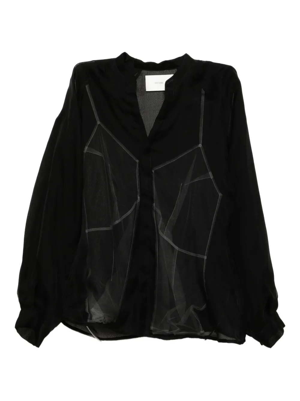 Рубашка с тюлем Quetsche, черный
Рубашка с тюлем Quetsche, черный