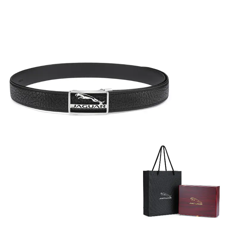 JAGUAR Мужской кожаный ремень с автоматической пряжкой черный, Black
JAGUAR Мужской кожаный ремень с автоматической пряжкой черный, Black