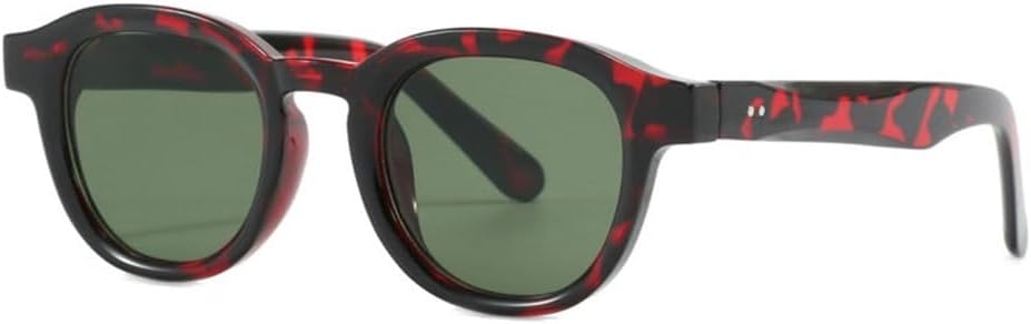 Женские круглые солнцезащитные очки с прозрачной оправой и линзами цвета океана, защита от УФ-излучения UV400; мужские солнцезащитные очки с заклепками FYTUP, Leopard Green
Женские круглые солнцезащитные очки с прозрачной оправой и линзами цвета океана, защита от УФ-излучения UV400; мужские солнцезащитные очки с заклепками FYTUP, Leopard Green