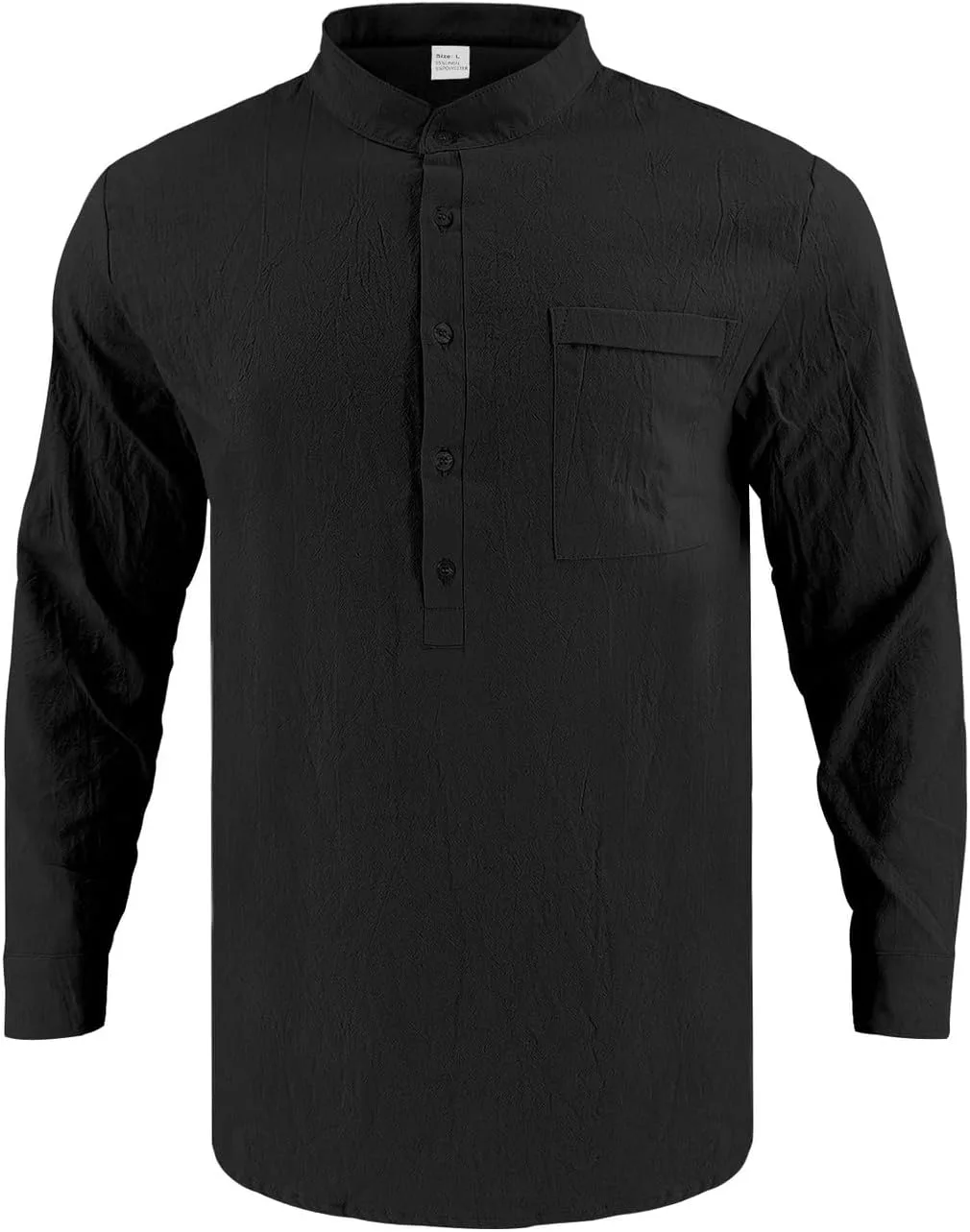 Мужская льняная рубашка Casual Long Sleeve Regular-Fit Henley T-Shirt с карманом, S-2XL MLUTJINOO
Мужская льняная рубашка Casual Long Sleeve Regular-Fit Henley T-Shirt с карманом, S-2XL MLUTJINOO