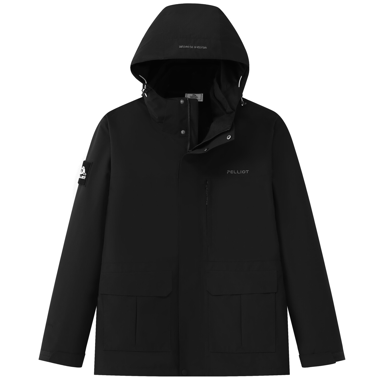 Мужская куртка из жесткого материала Birch and/PELLIOT, Обсидиан черный/светло-серый
Мужская куртка из жесткого материала Birch and/PELLIOT, Обсидиан черный/светло-серый