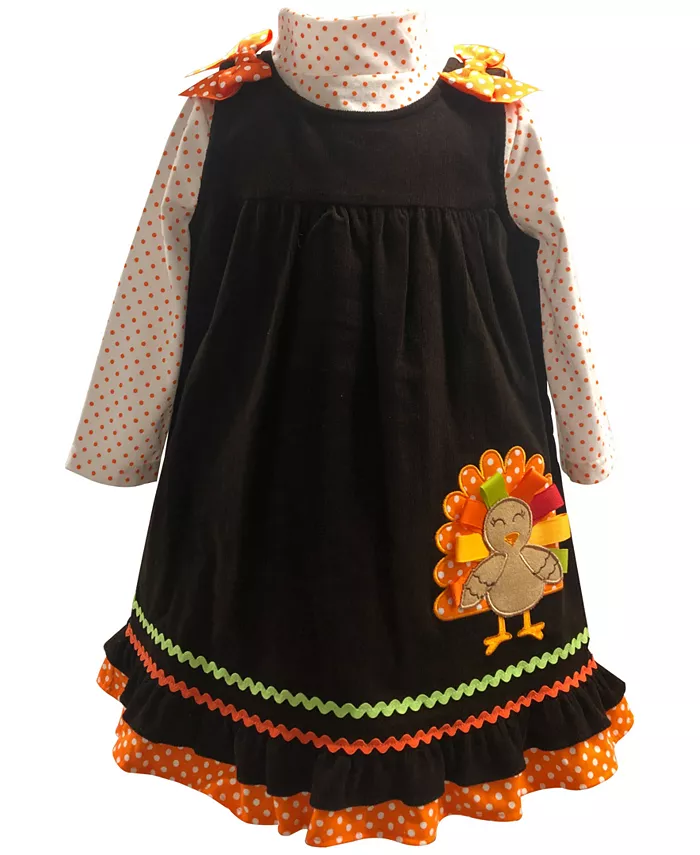 Комплект для девочек из двух предметов: топ с длинными рукавами и свитер с индейкой Blueberi Boulevard, коричневый
Комплект для девочек из двух предметов: топ с длинными рукавами и свитер с индейкой Blueberi Boulevard, коричневый