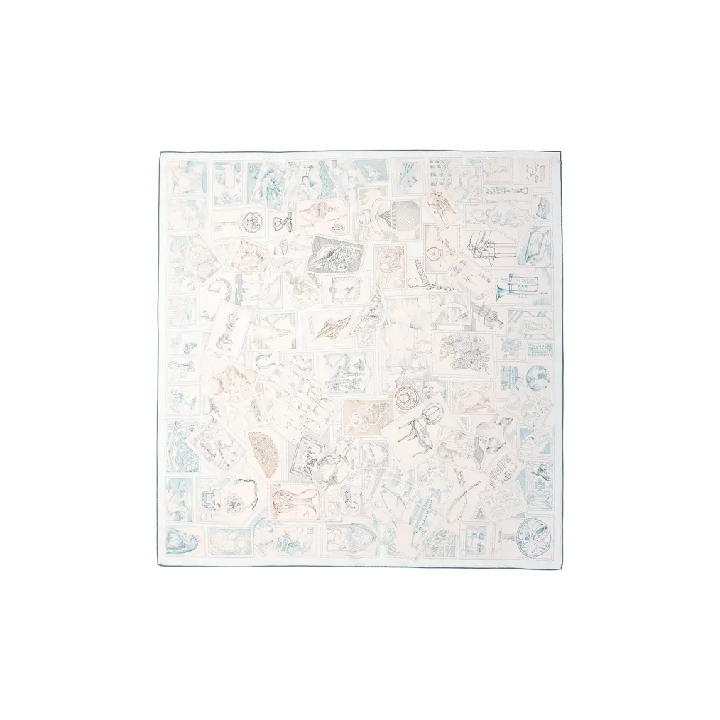 HERMES Шёлковый шарф унисекс бежевый, Beige
HERMES Шёлковый шарф унисекс бежевый, Beige