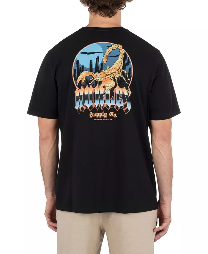 Мужская футболка Scorped с коротким рукавом Hurley, черный
Мужская футболка Scorped с коротким рукавом Hurley, черный