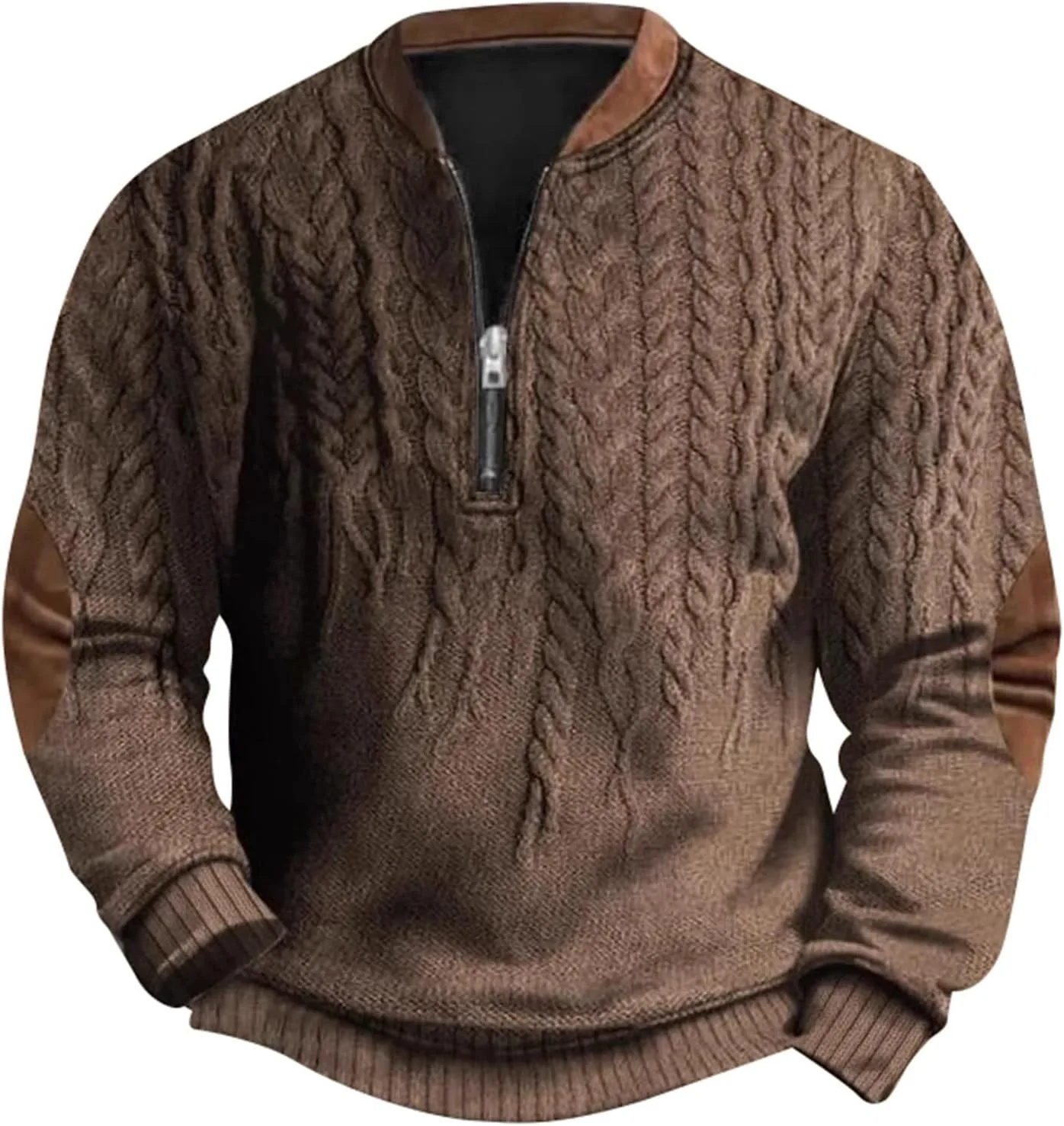 Толстовка с молнией на четверть мужская Business Casual с длинным рукавом и круглым вырезом
Толстовка с молнией на четверть мужская Business Casual с длинным рукавом и круглым вырезом