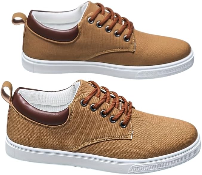 Удобные кеды из канвы - мужские низкие дышащие кроссовки на шнуровке для прогулок, вождения и повседневного стиля Hhhchpm, хаки
Удобные кеды из канвы - мужские низкие дышащие кроссовки на шнуровке для прогулок, вождения и повседневного стиля Hhhchpm, хаки