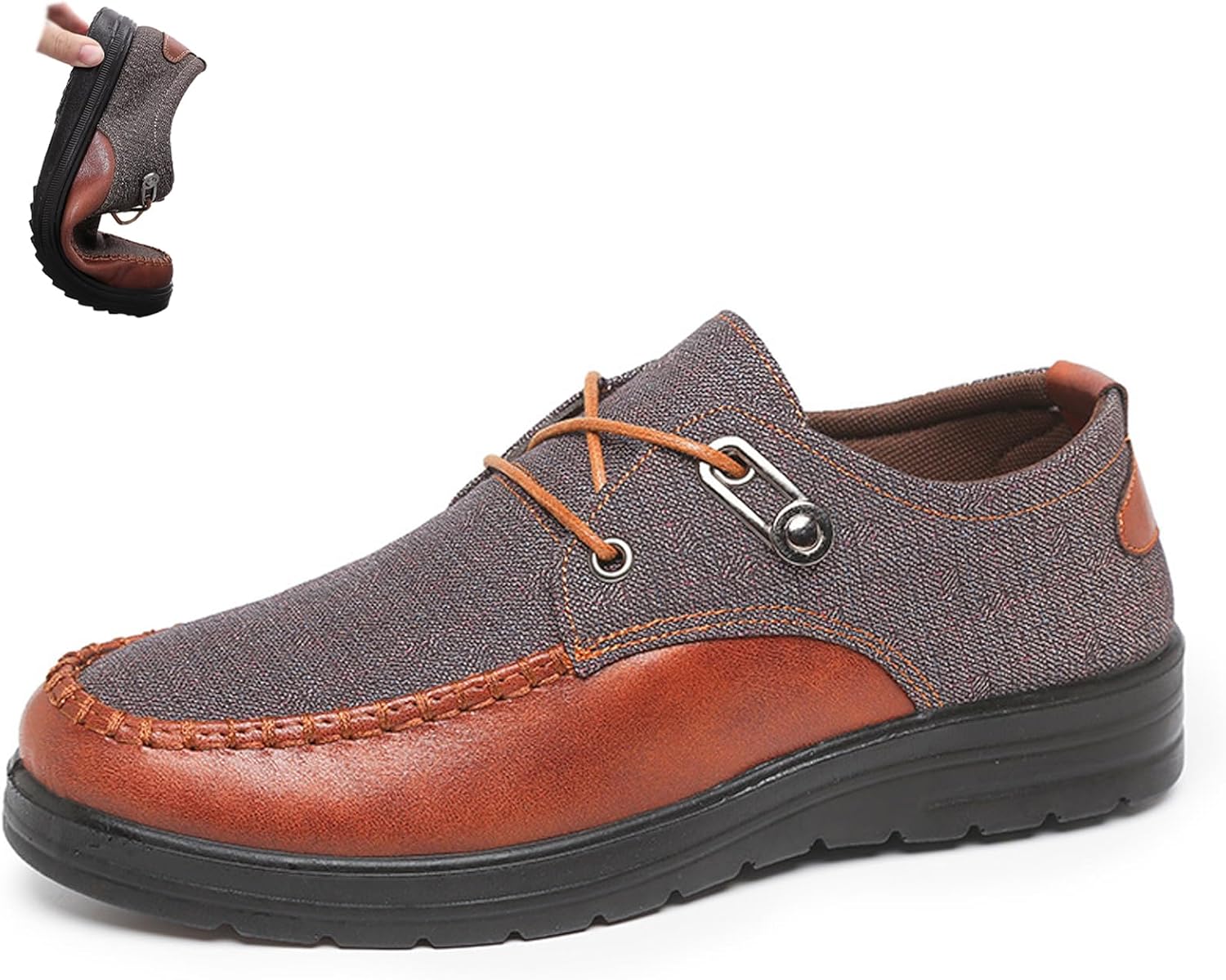 Мужские кеды из канвы на шнуровке, модные повседневные мокасины с мягкой подошвой, прогулочные лодочные туфли, удобная нескользящая обувь для работы Amazideal, коричневый
Мужские кеды из канвы на шнуровке, модные повседневные мокасины с мягкой подошвой, прогулочные лодочные туфли, удобная нескользящая обувь для работы Amazideal, коричневый