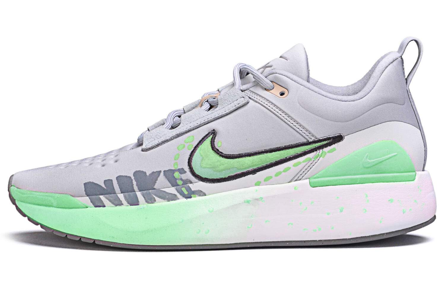 Кроссовки мужские E-Series 1.0 с низким верхом серые/зеленые Nike
Кроссовки мужские E-Series 1.0 с низким верхом серые/зеленые Nike