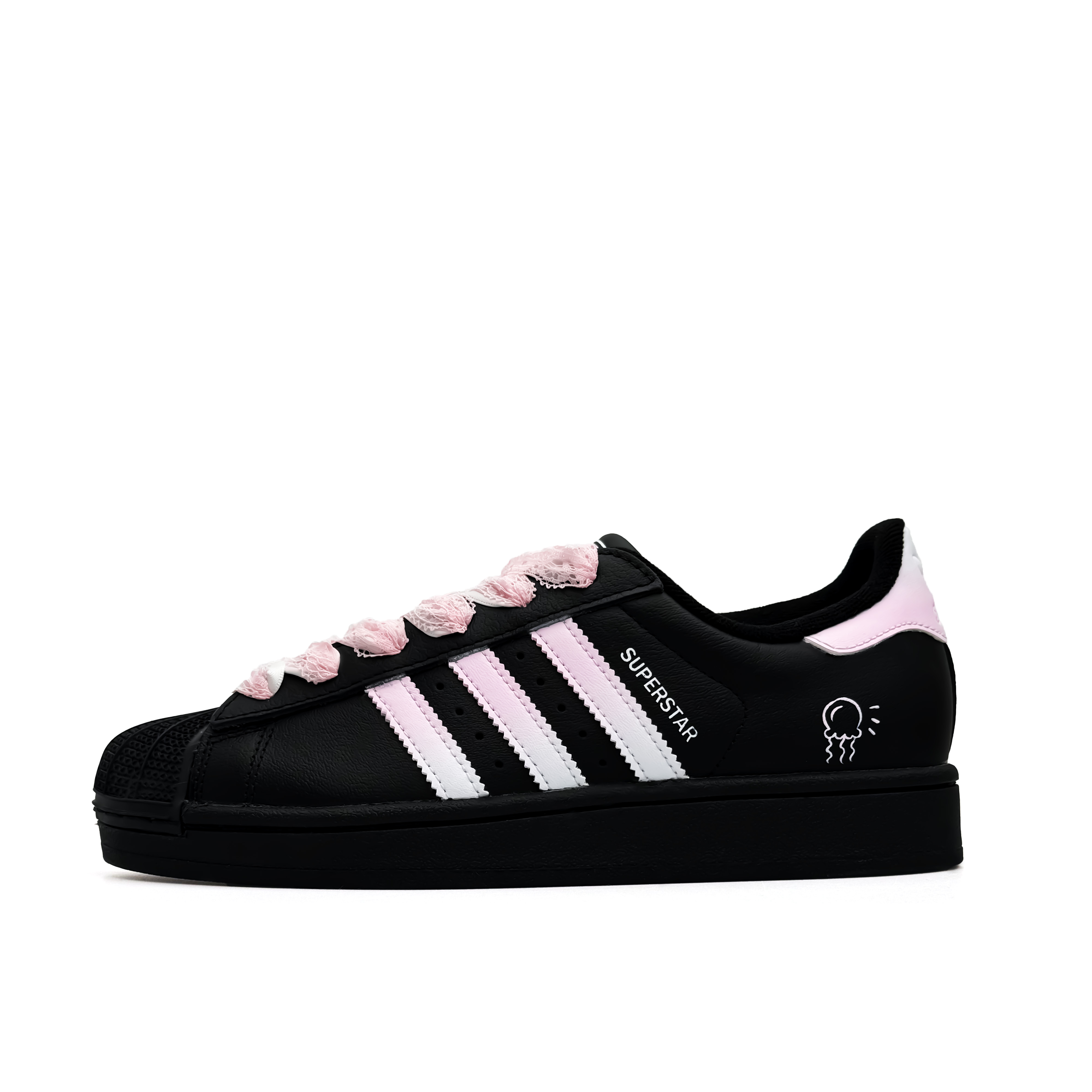 Superstar 2 Gradient Bubble Jellyfish устойчивый к истиранию увеличивающий высоту низкий верх Adidas Originals, розовый
Superstar 2 Gradient Bubble Jellyfish устойчивый к истиранию увеличивающий высоту низкий верх Adidas Originals, розовый