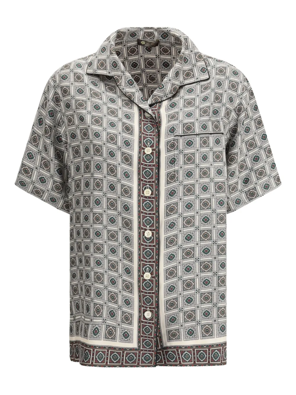 Шелковая рубашка Loro Piana, белый
Шелковая рубашка Loro Piana, белый