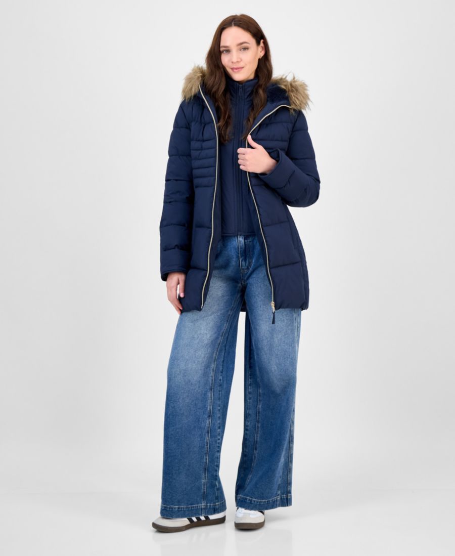 Детская куртка-пуховик с капюшоном из искусственного меха Maralyn & Me, Navy
Детская куртка-пуховик с капюшоном из искусственного меха Maralyn & Me, Navy