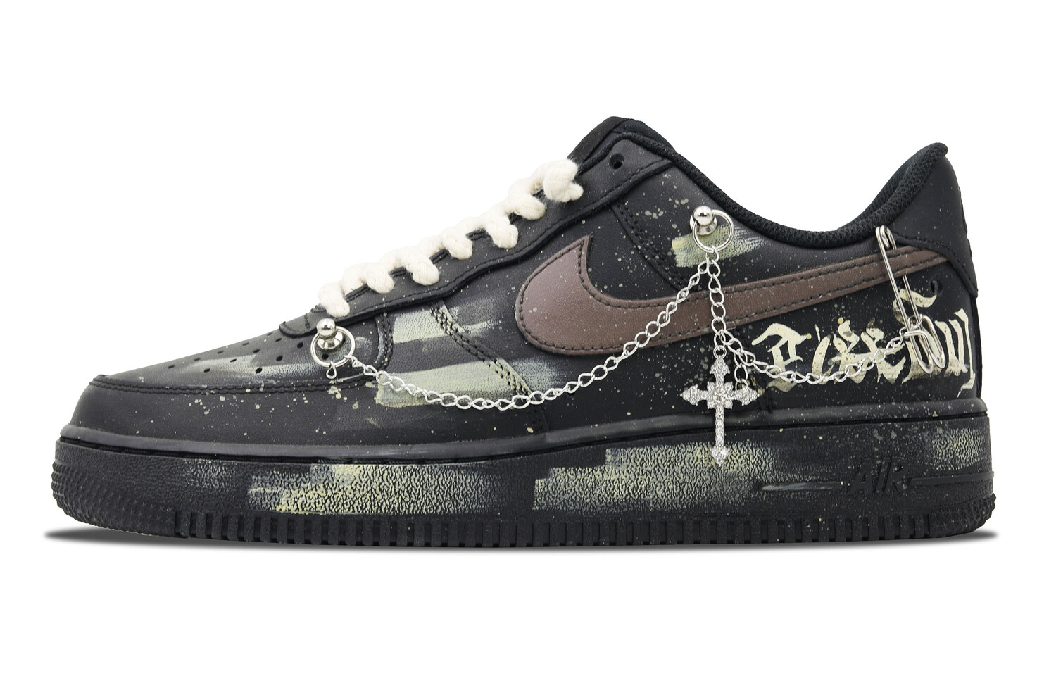 Кроссовки Nike Air Force 1 Skateboarding Shoes Unisex Low-top Black/white/grey/brown, черный
Кроссовки Nike Air Force 1 Skateboarding Shoes Unisex Low-top Black/white/grey/brown, черный
