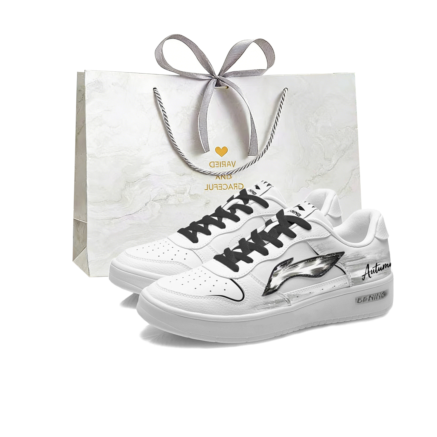 Низкие плавающие кеды Li Ning из искусственной кожи с темным куполом, противоскользящие, износостойкие и дышащие., серый белый
Низкие плавающие кеды Li Ning из искусственной кожи с темным куполом, противоскользящие, износостойкие и дышащие., серый белый