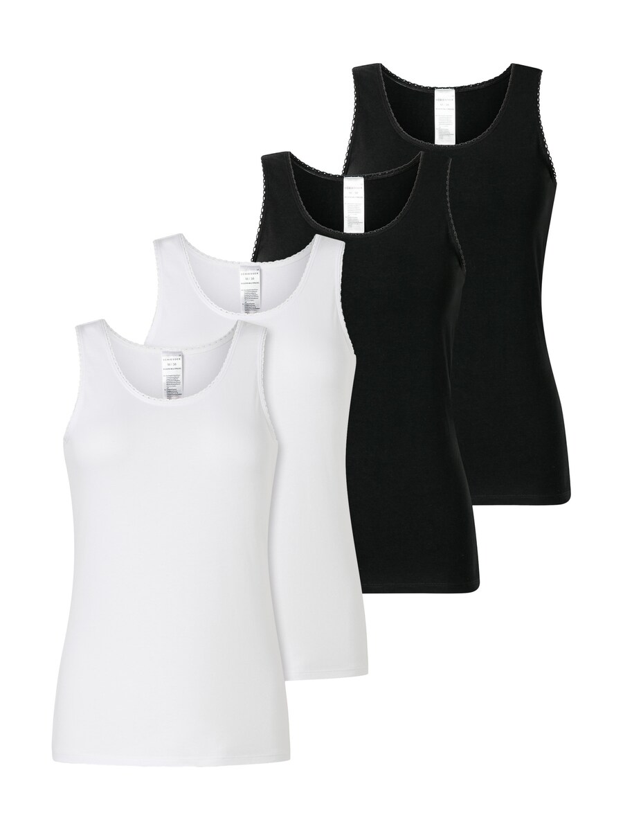 Нижняя рубашка SCHIESSER Modern Multipacks, черный/белый
Нижняя рубашка SCHIESSER Modern Multipacks, черный/белый